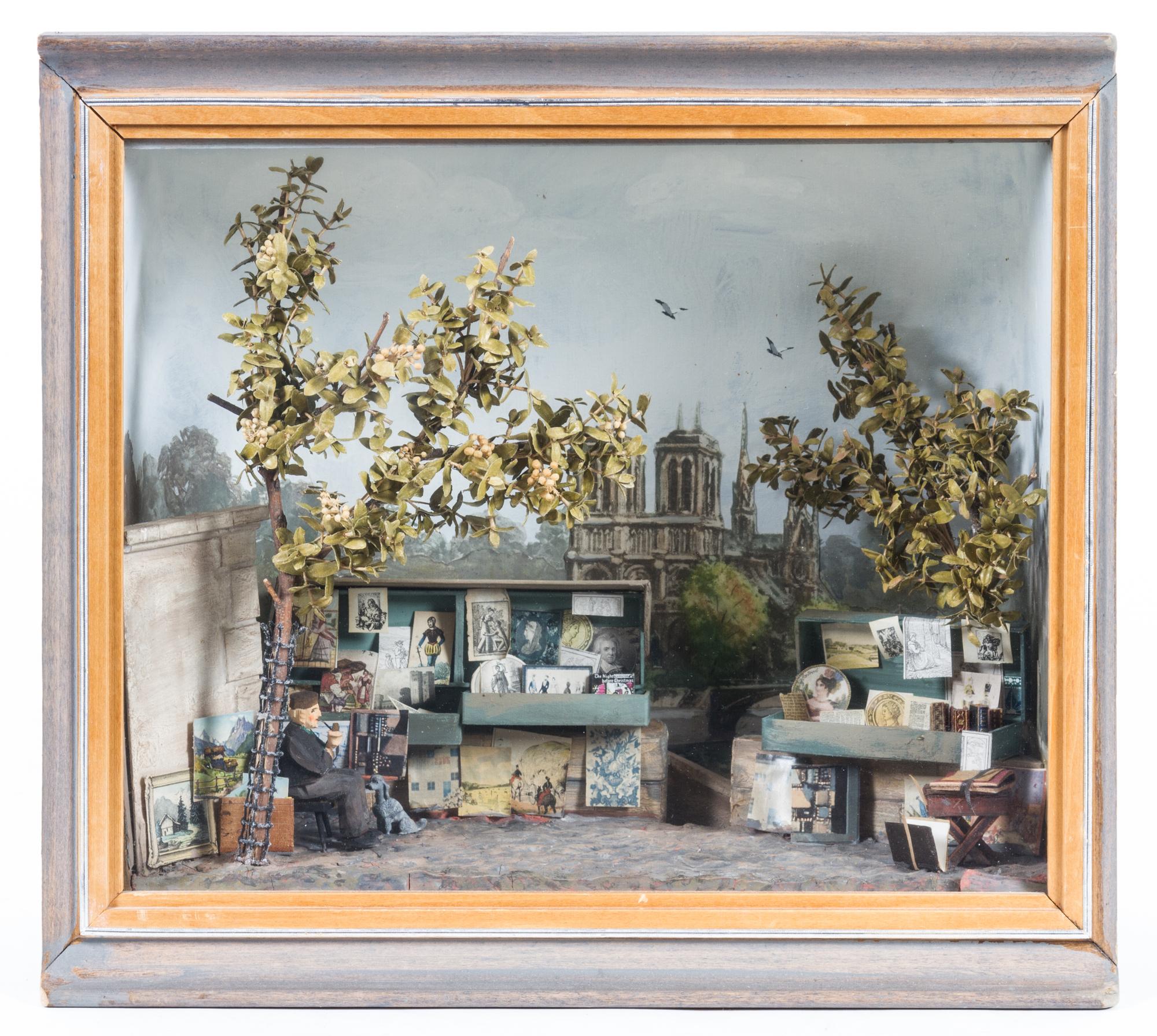 An American Diorama Height 13 1/4 x width 14 3/4 x depth 7 inches. — ATTRIBUTED TO NARCISSA THORNE