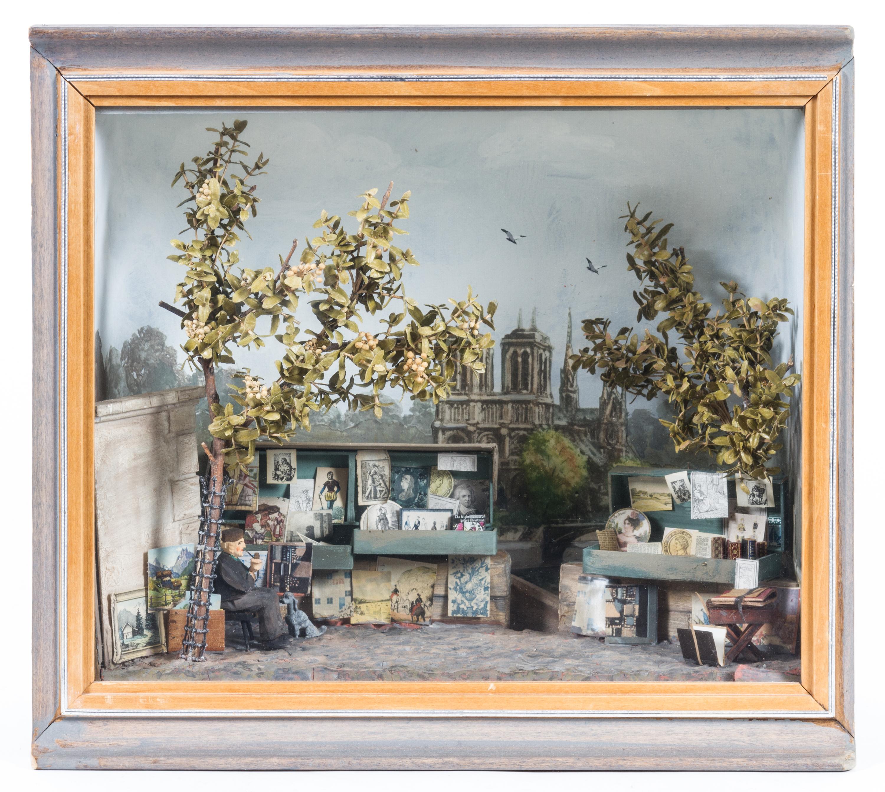 An American Diorama Height 13 1/4 x width 14 3/4 x depth 7 inches. — ATTRIBUTED TO NARCISSA THORNE