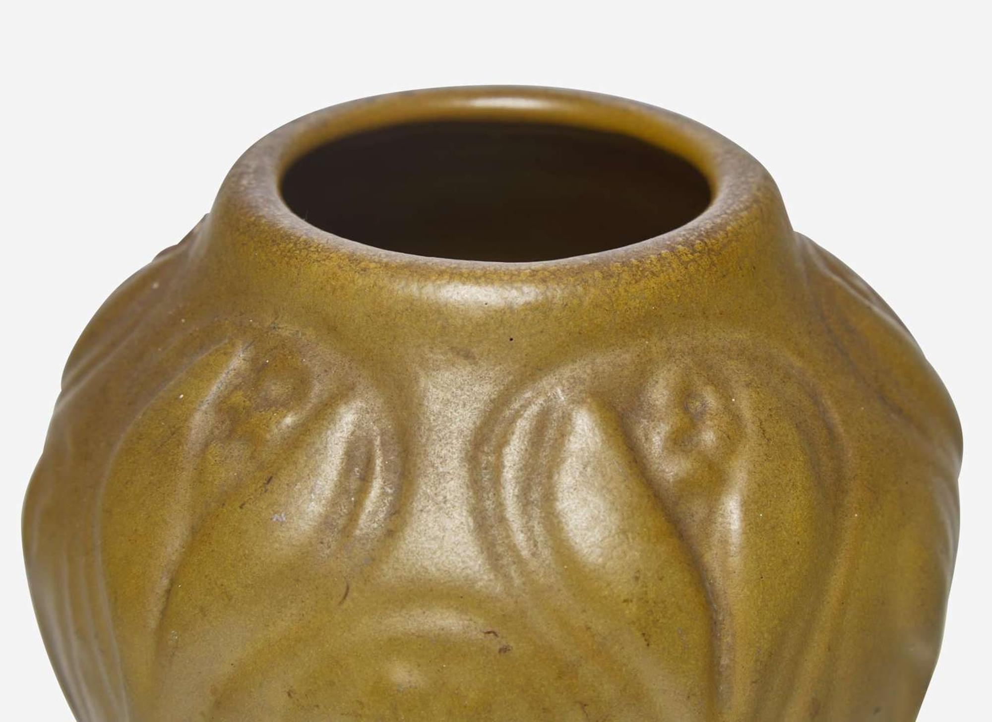 Van Briggle Pottery, Early Vessel with Crocuses
