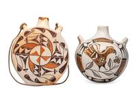 Acoma Pottery Canteens
