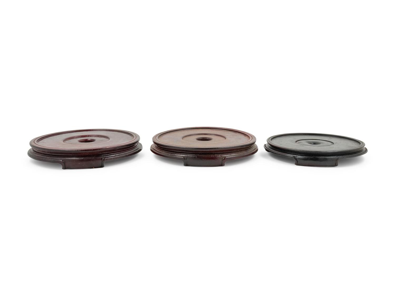 Twenty-Two Chinese Hardwood Stands