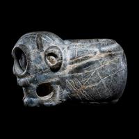 A Costa Rican Stone Effigy Mace Head