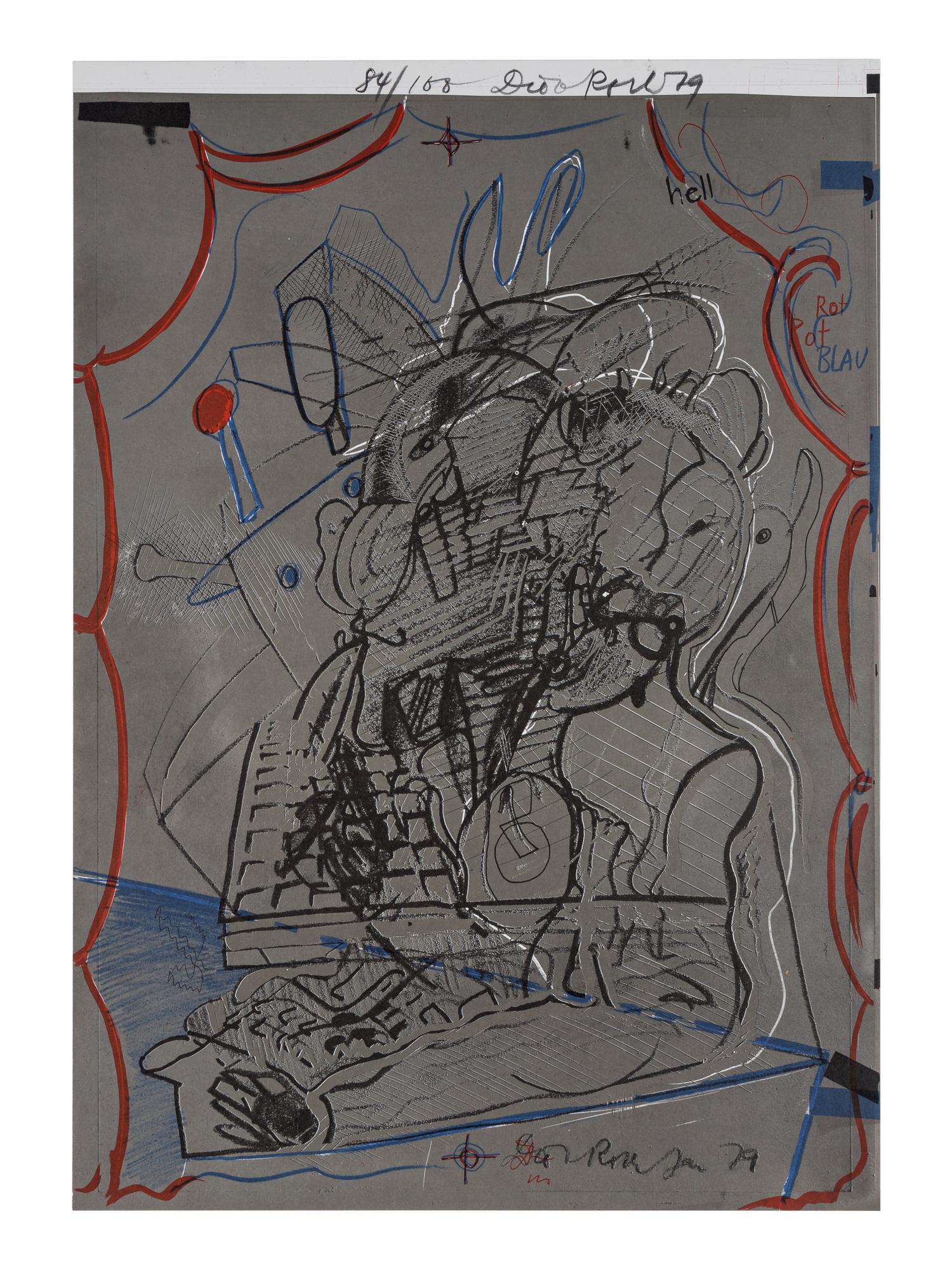 2 times 5 Dogs (the complete portfolio of 14 works), 1979