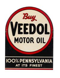 A Buy Veedol Motor Oil Double-Sided Advertising Sign