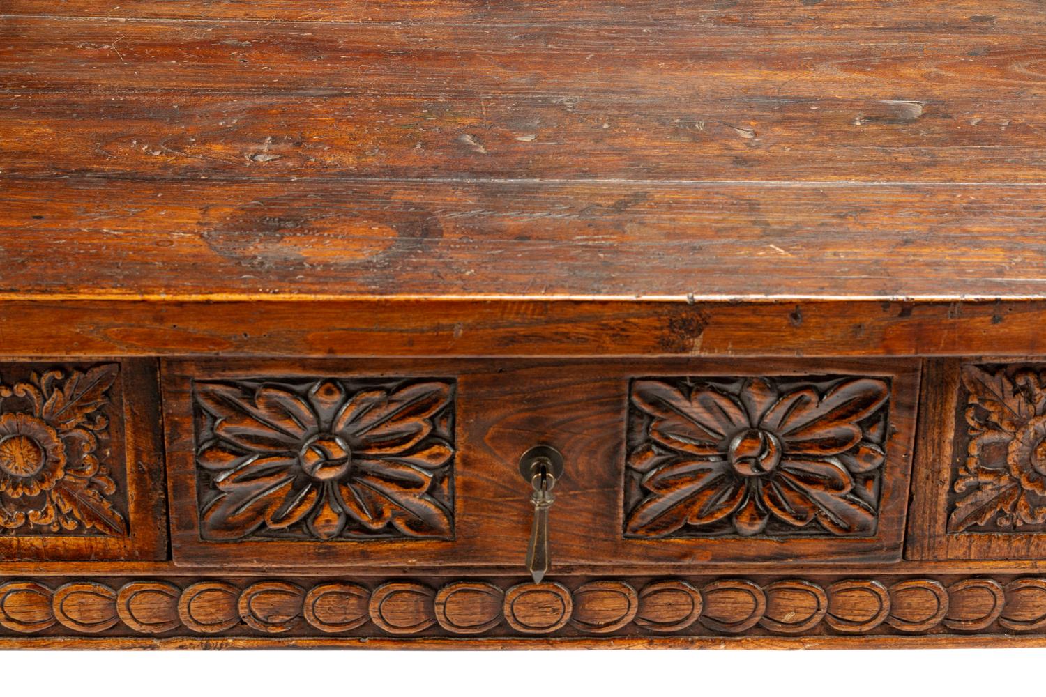 A Renaissance Style Oak Refectory Table