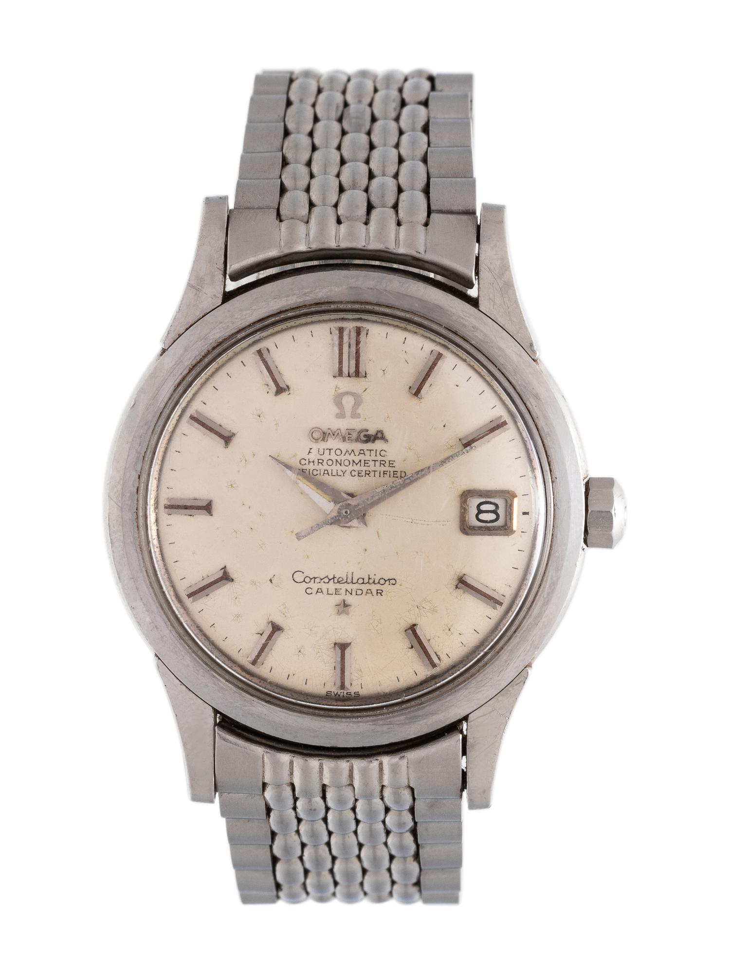 OMEGA, STAINLESS STEEL 'CONSTELLATION' WRISTWATCH