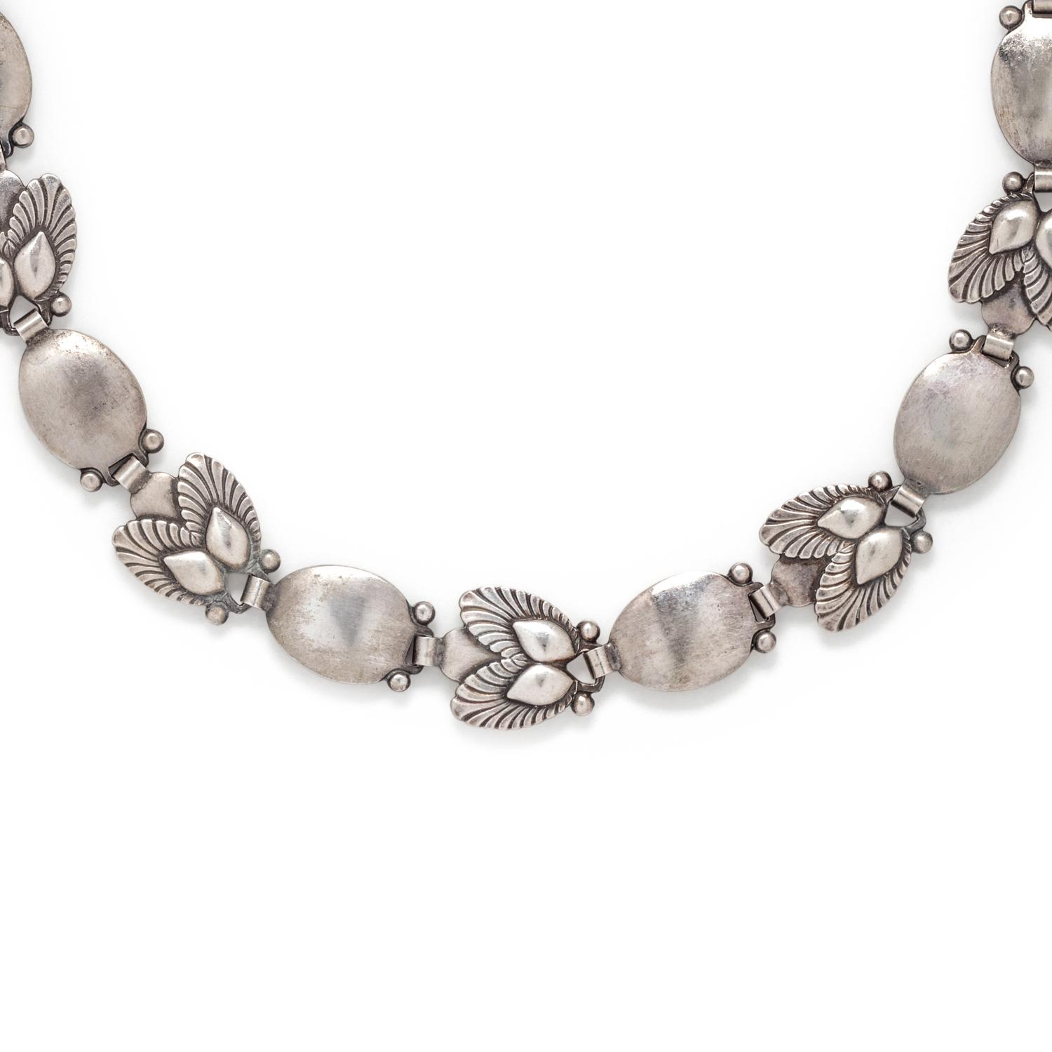 GEORG JENSEN, GUNDORPH ALBERTUS, STERLING SILVER 'BITTERSWEET' NECKLACE