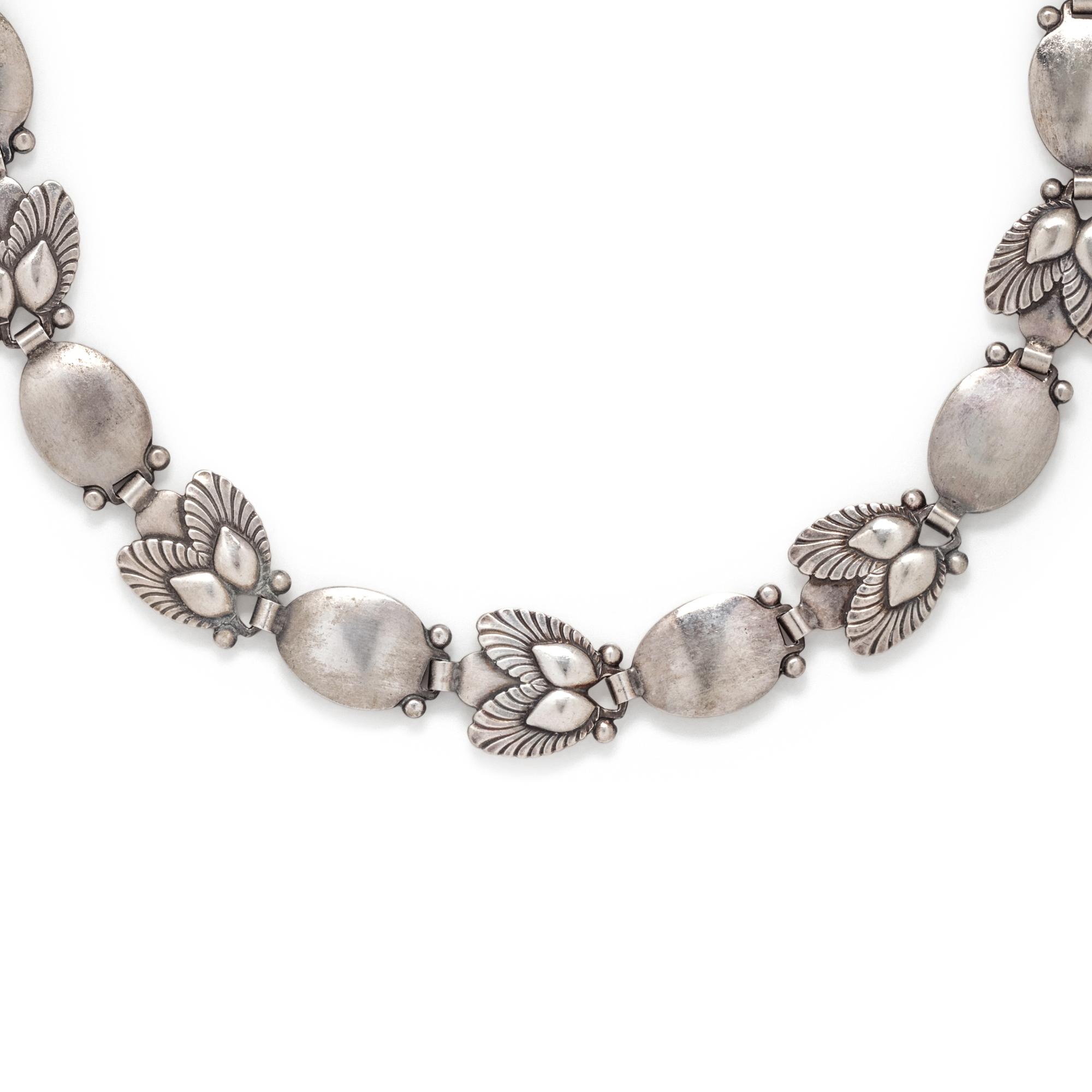 GEORG JENSEN, GUNDORPH ALBERTUS, STERLING SILVER 'BITTERSWEET' NECKLACE