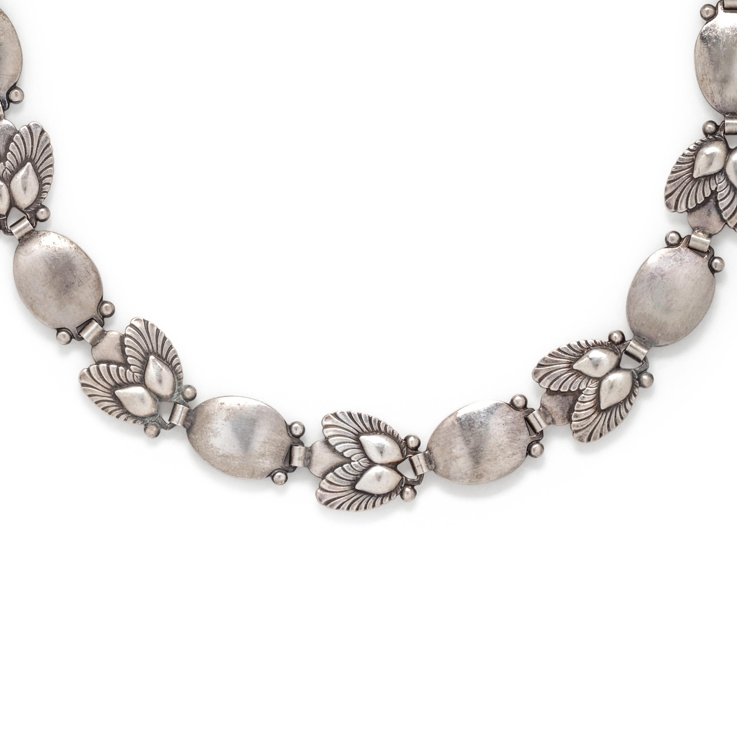 GEORG JENSEN, GUNDORPH ALBERTUS, STERLING SILVER 'BITTERSWEET' NECKLACE