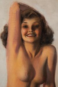 Nude with Right Arm on Head , c. 1950s