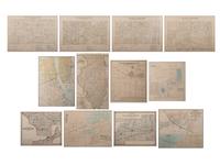 A Group of Twelve Maps of Illinois
