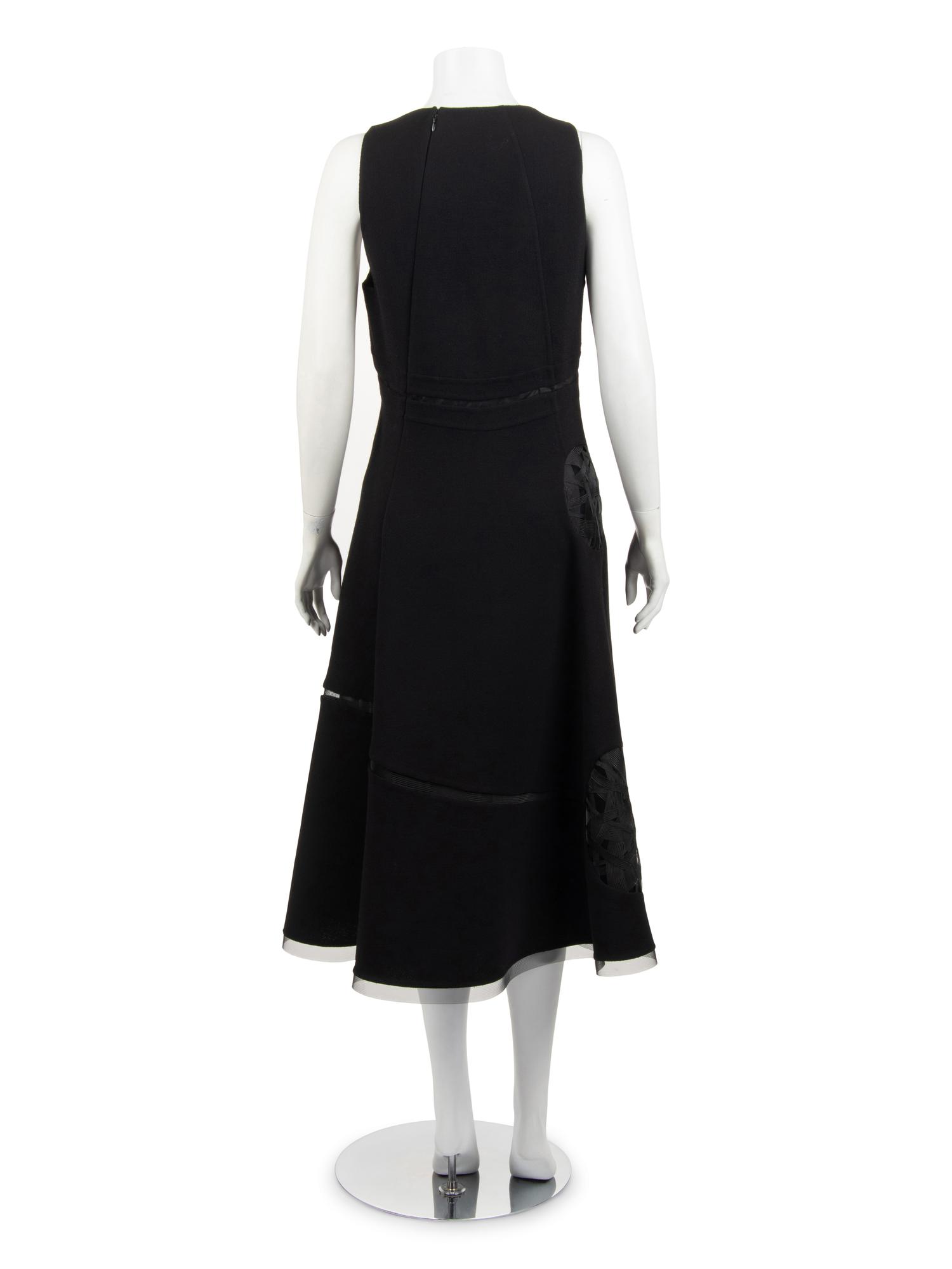 Ralph Rucci Wool Sleeveless Dress