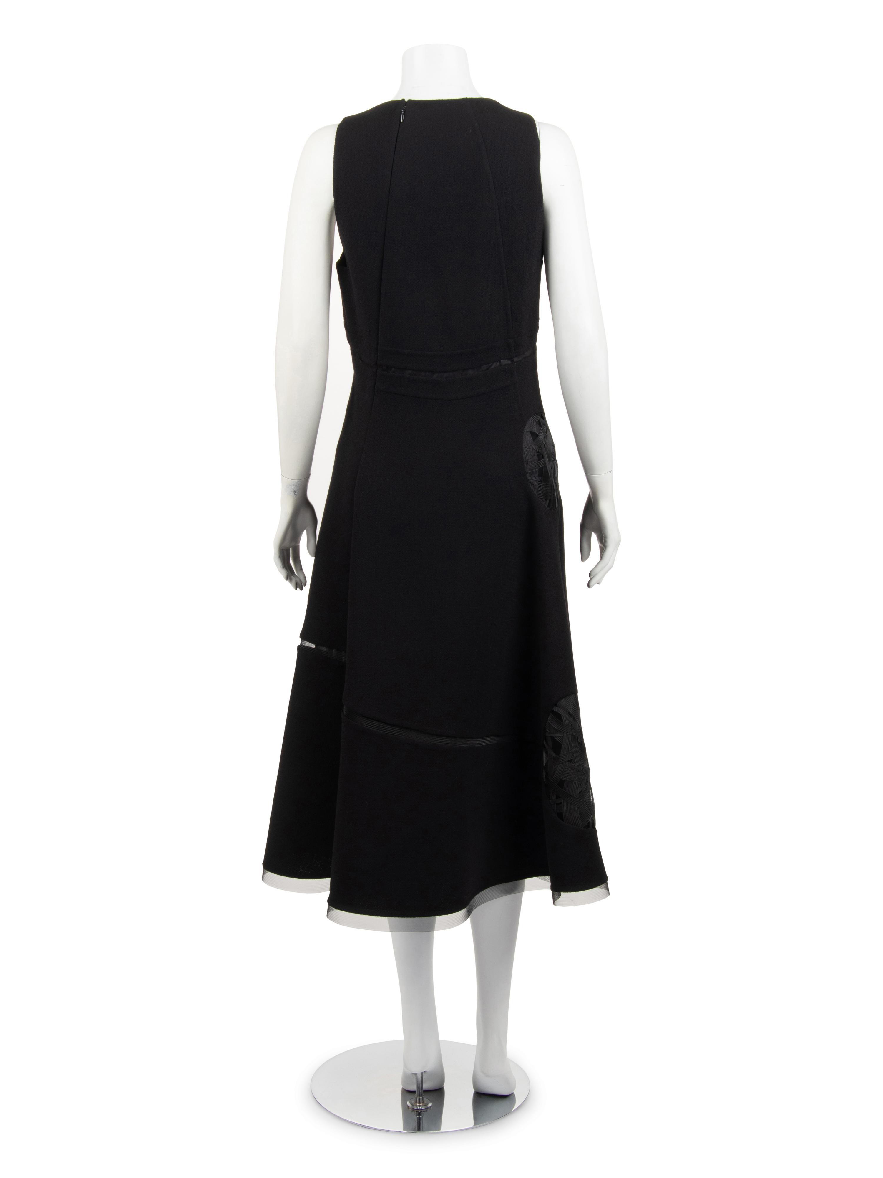 Ralph Rucci Wool Sleeveless Dress