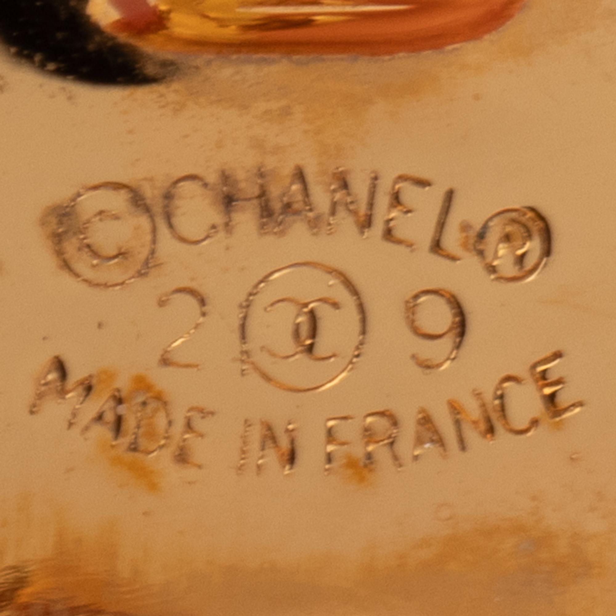 Chanel, Circular CC Stud Ear Clips