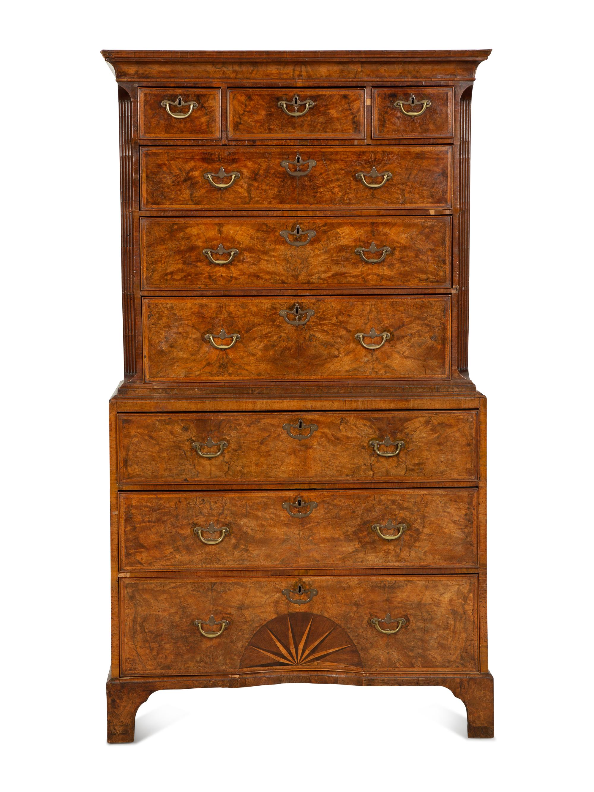 A George I Style Chest-on-Chest