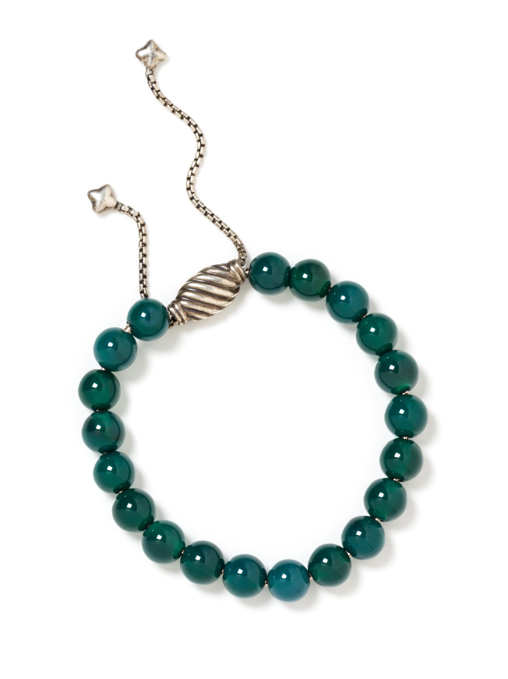 DAVID YURMAN, GREEN ONYX 'SPIRITUAL' BRACELET