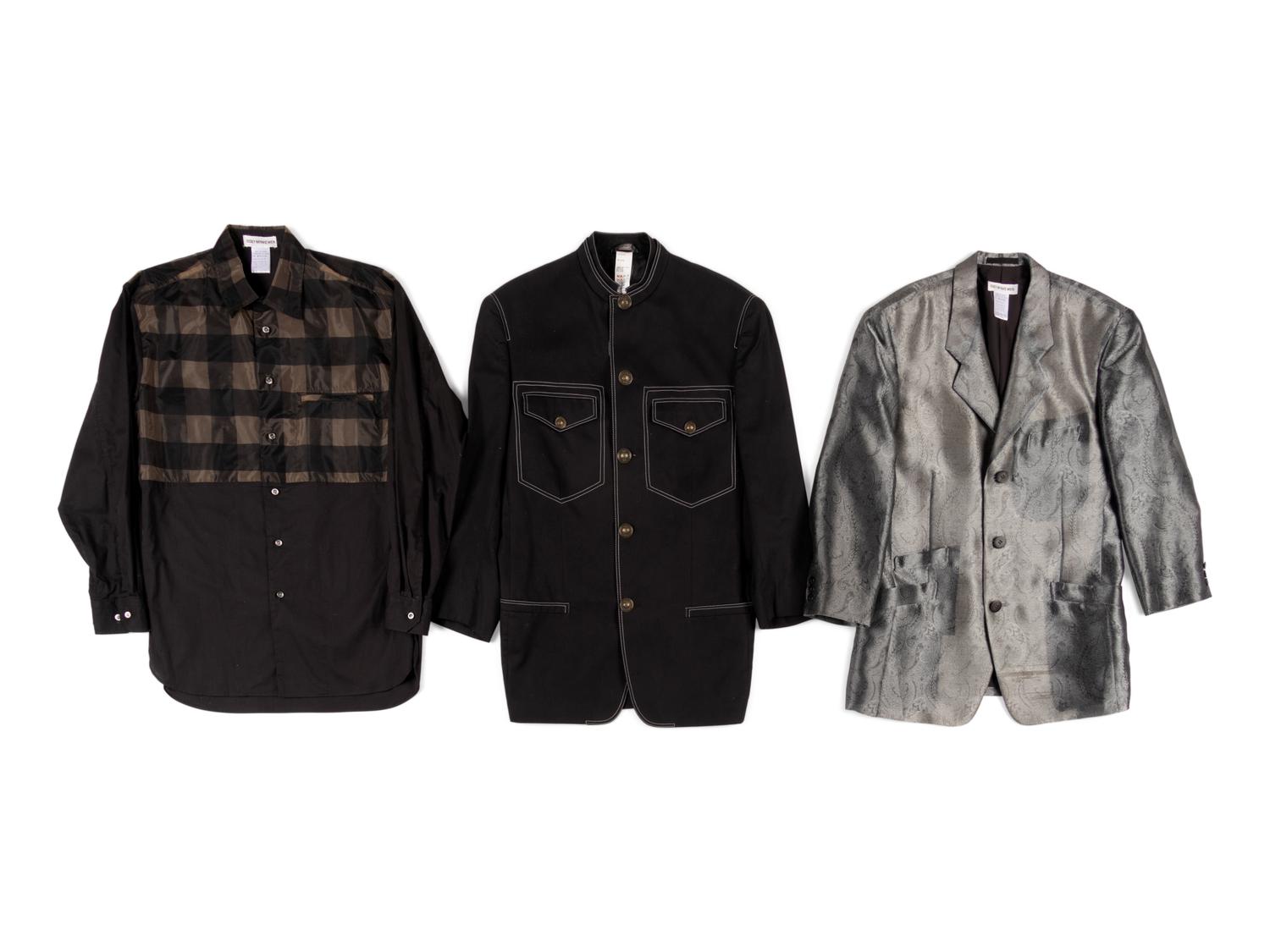 Three Designer Men's Wear Separates; One Versace, Two Issey Miyake Men