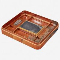 A finely-decorated Japanese lacquer writing box 日本莳绘文具盒 18th/19th Century ???????