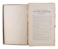 [CHICAGO FIRE]. Register of Admissions and Discharges in the Foster School, Chicago, Illinois, 1871-1872.
