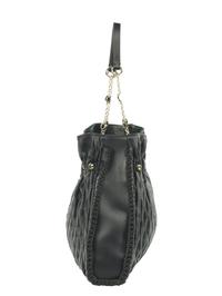 Bvlgari Pleated Leather Twit Tote