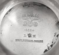 A Pair of Gorham Martelé Silver Compotes