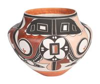 Four-Color Polychrome Pottery Jar