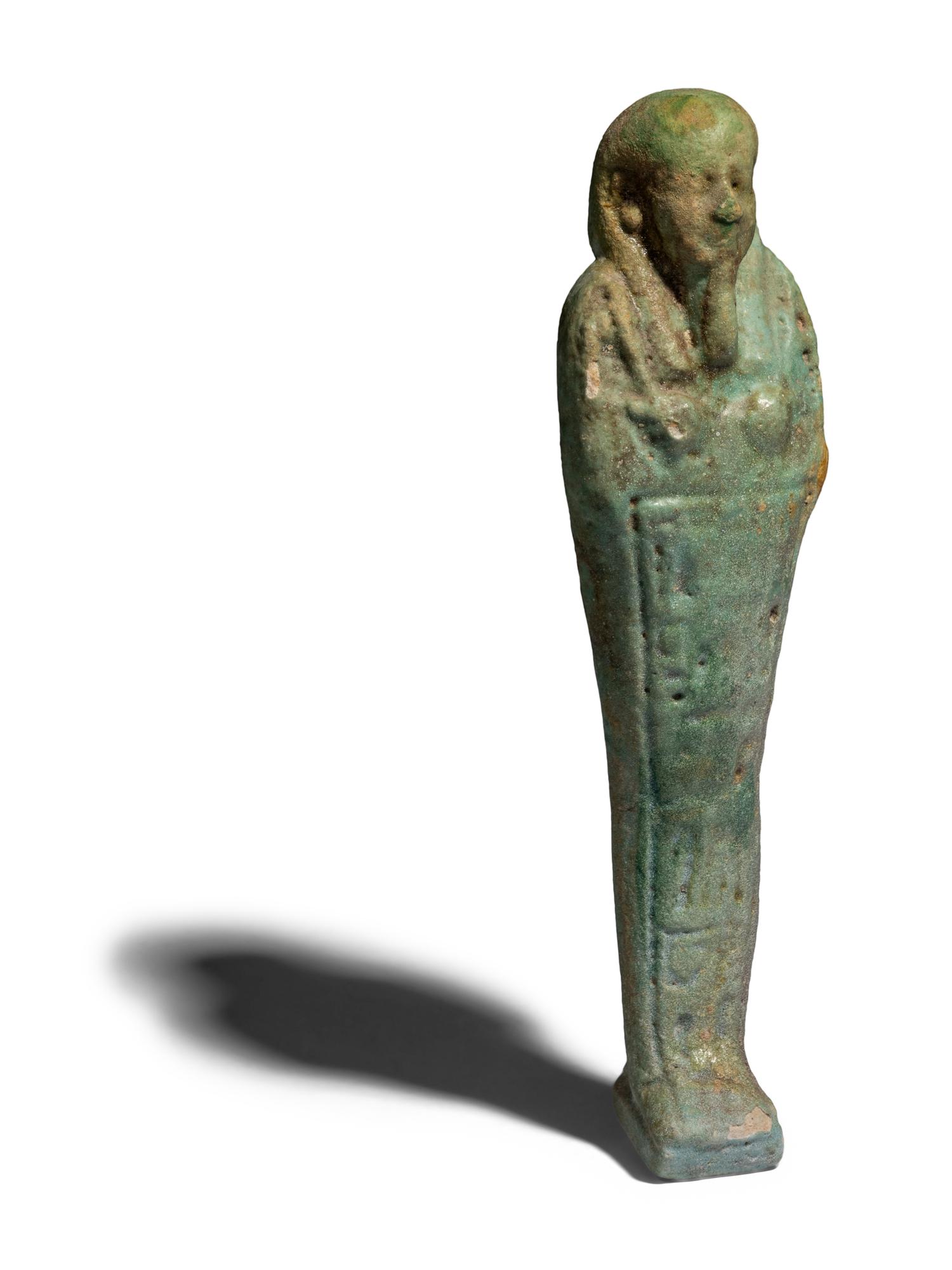 An Egyptian Faience Ushabti