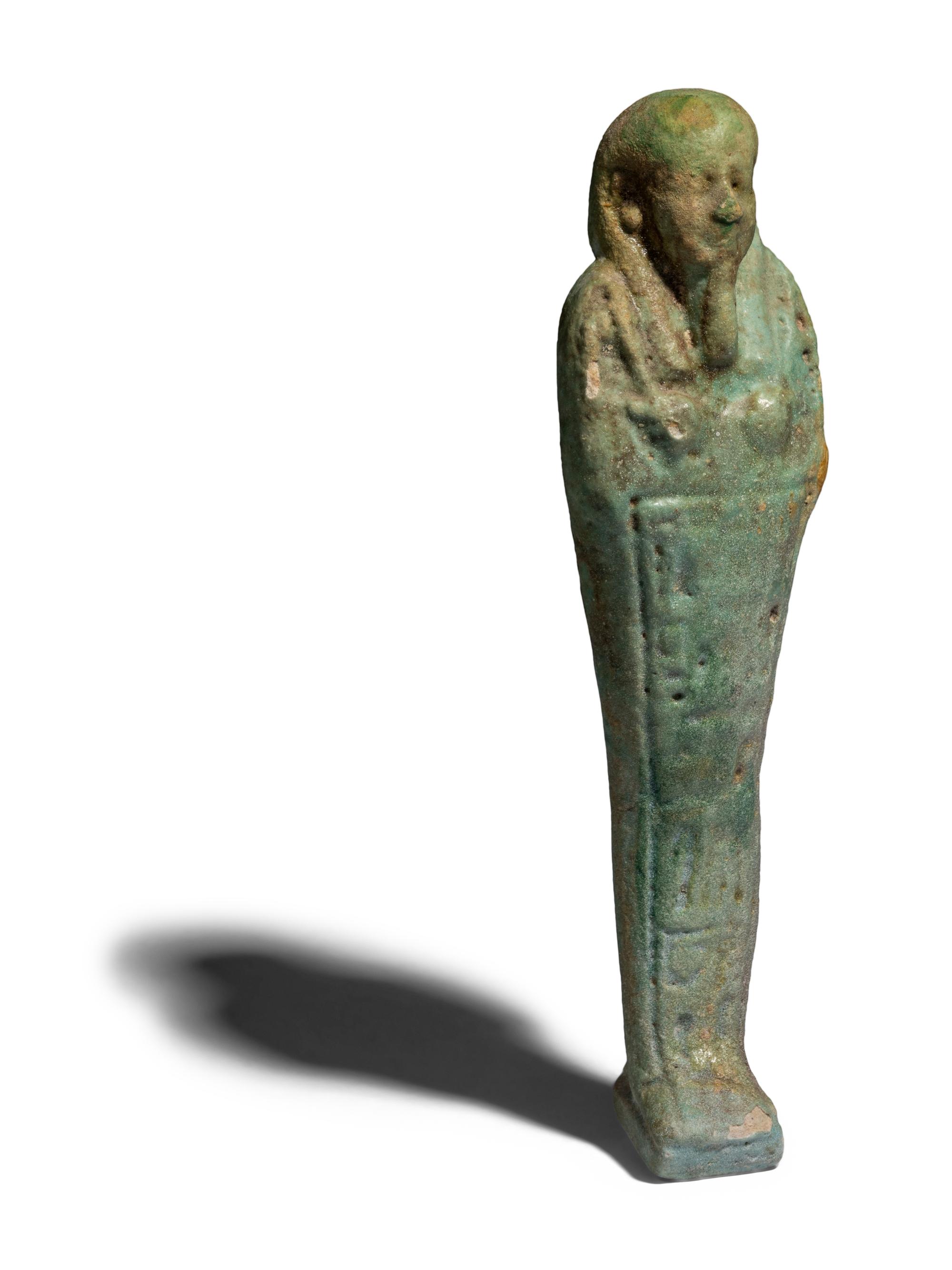 An Egyptian Faience Ushabti