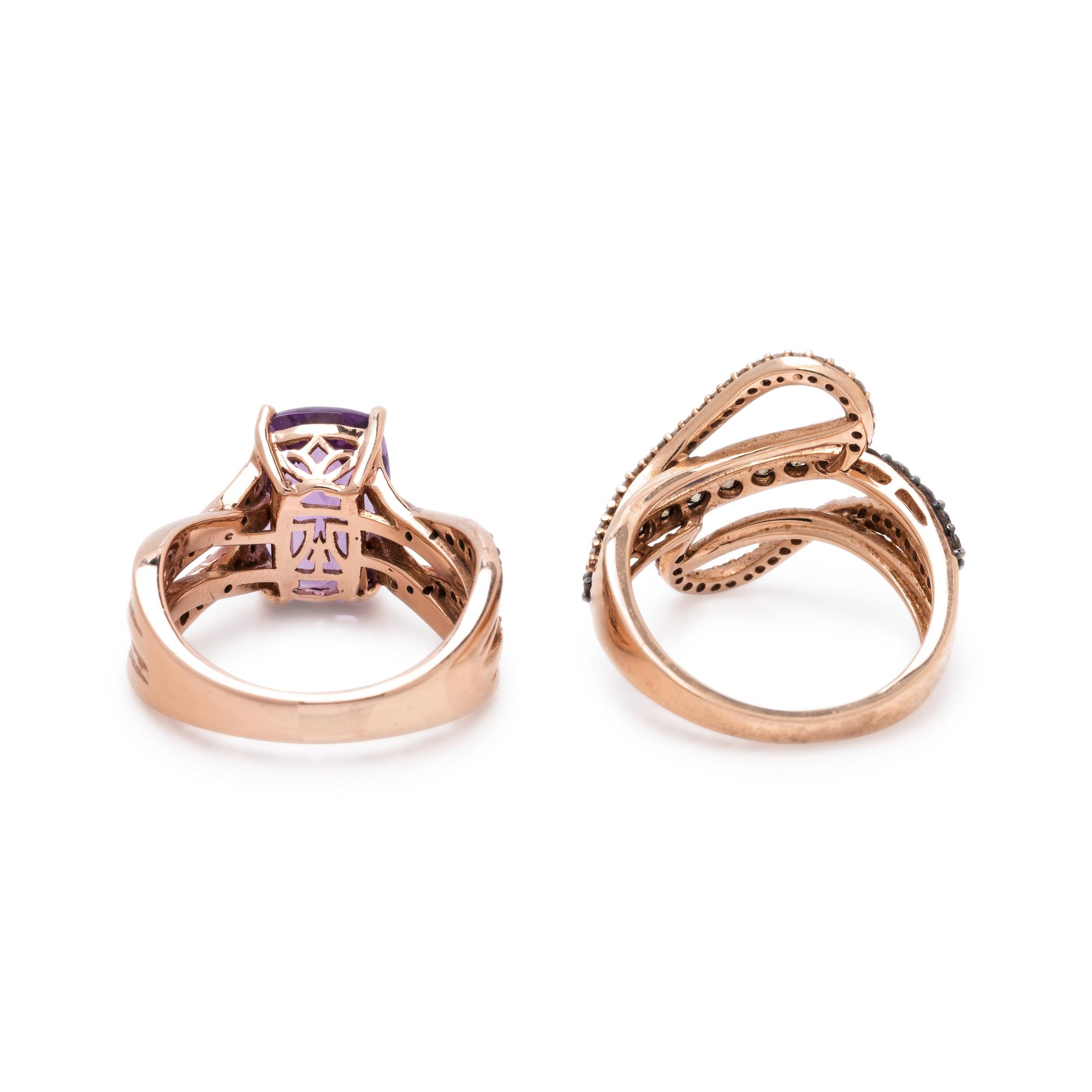 LEVIAN, COLLECTION OF DIAMOND AND COLORED DIAMOND RINGS