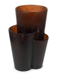 A Daum Twins Series Pâte de Verre Vase