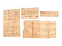 [INDIANA TERRITORY] -- [WAR OF 1812]. A group of documents from the Indiana Territory, including: