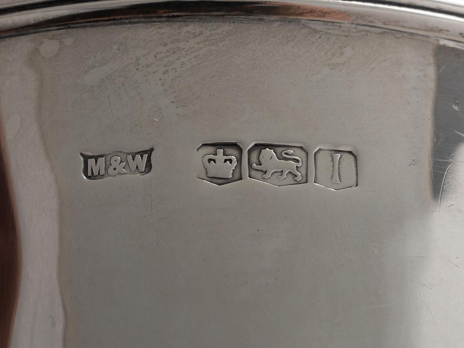 An English Silver Six-Piece Coffee & Tea Service
