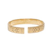 BVLGARI, YELLOW GOLD 'PARENTESI' CUFF BRACELET
