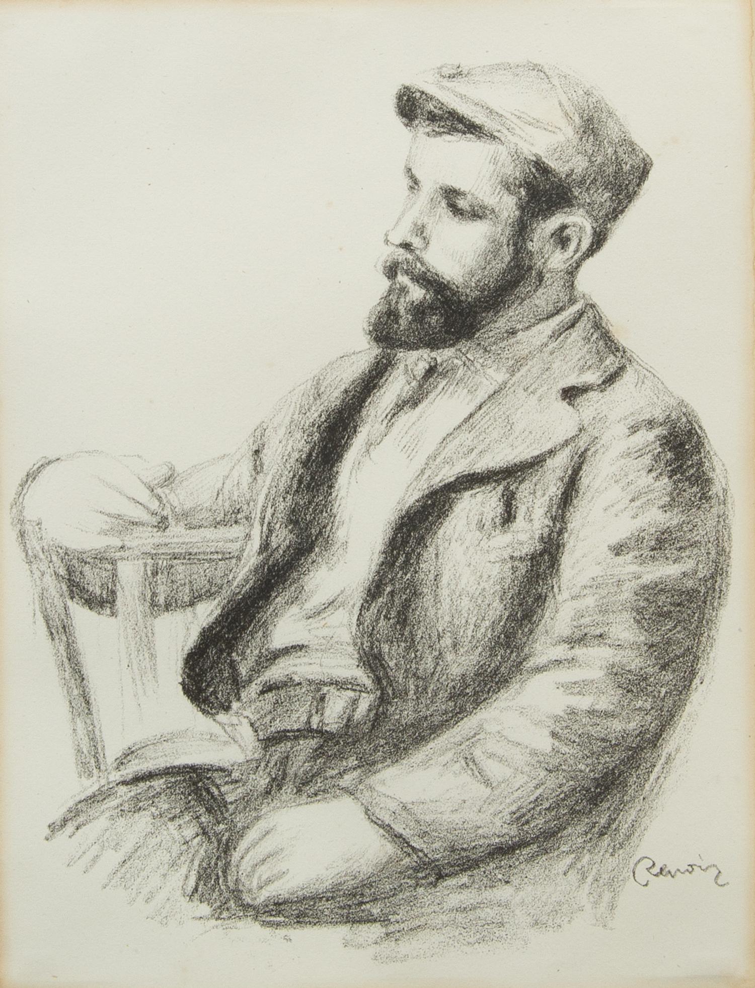 Pierre-Auguste Renoir, (French, 1841-1919), Louis Valtat (from L'album des douze lithographies originales), 1904