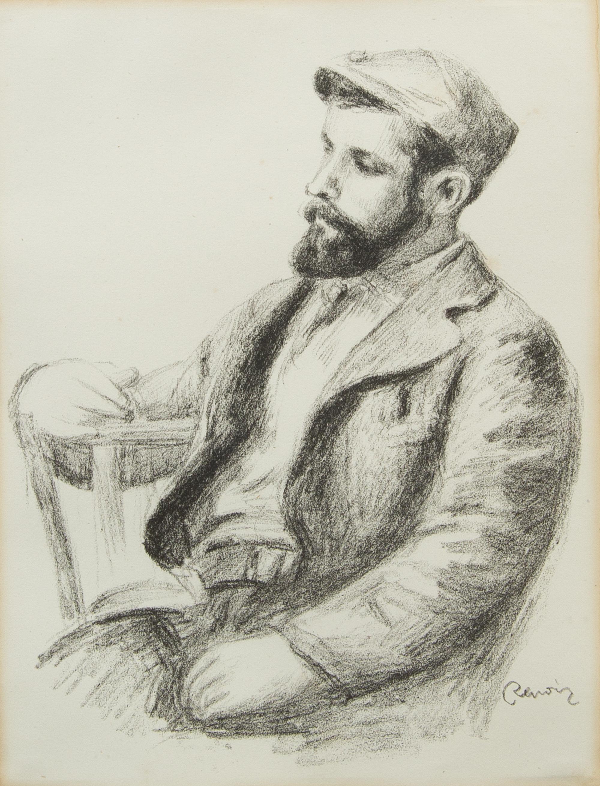Pierre-Auguste Renoir, (French, 1841-1919), Louis Valtat (from L'album des douze lithographies originales), 1904