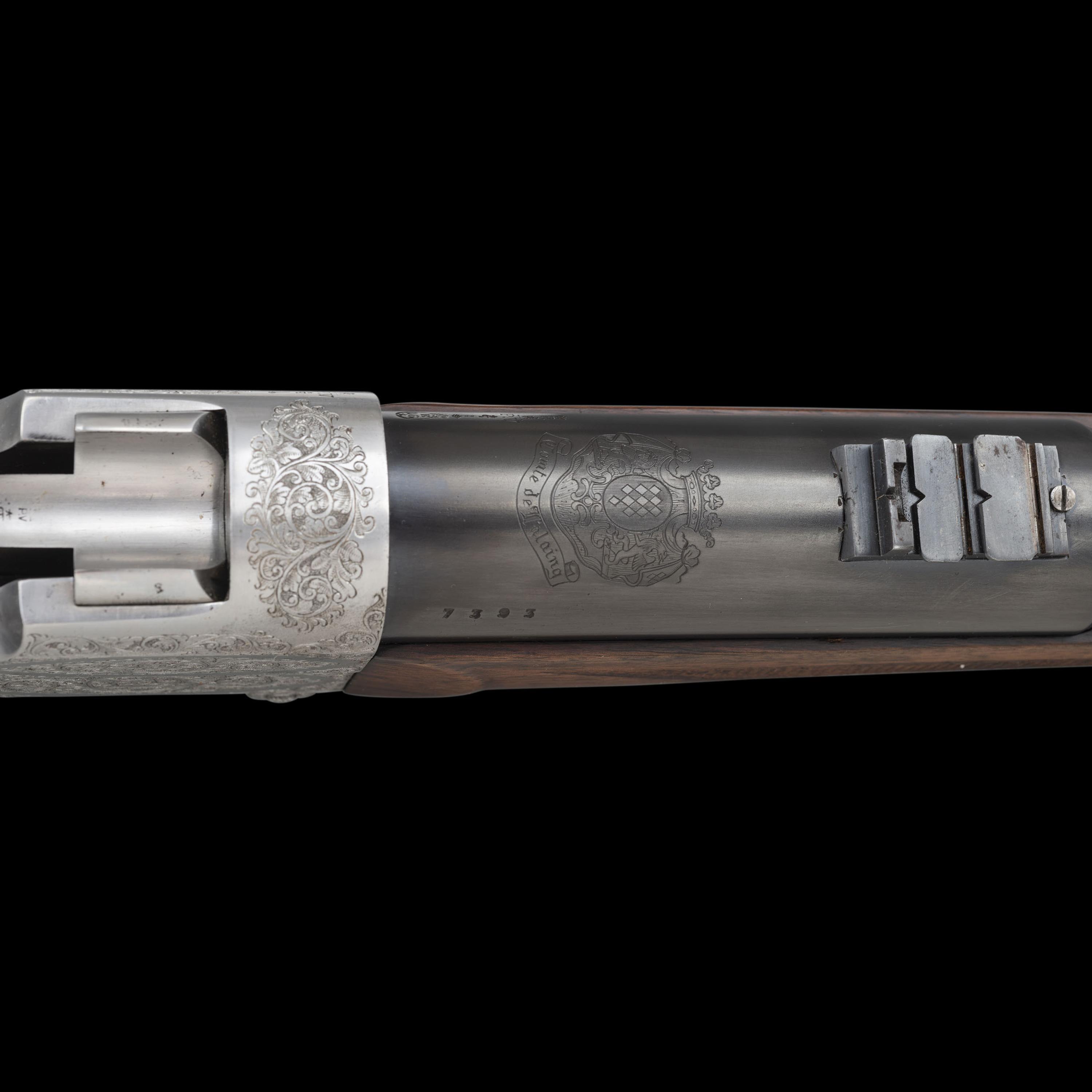 **Belgian .600 Nitro Express No. 5 Size Farquharson Rifle Made for the Comte De Lalaing