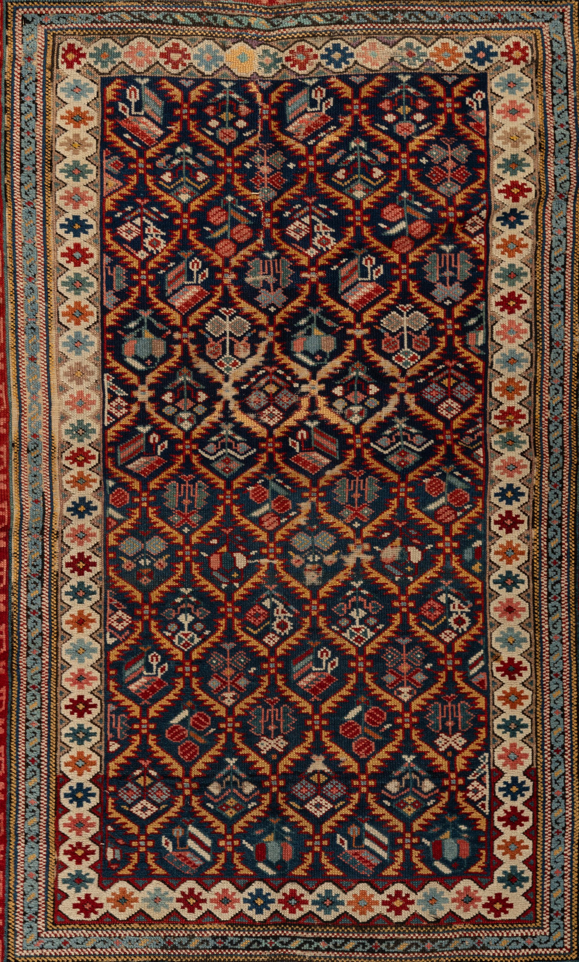 A Kuba Wool Rug
