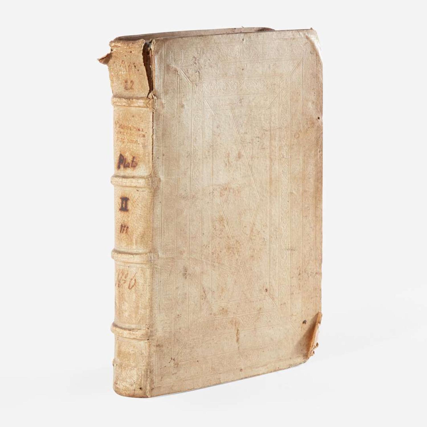 [Early Printing] [Plato] Platonis opera a Marsilio Ficino traducta: adiectis ad eius vitae & operu enarrationem Axiocho ab Rodulpho Agricola: & Alcyo ne ab Augustino Datho tralatis