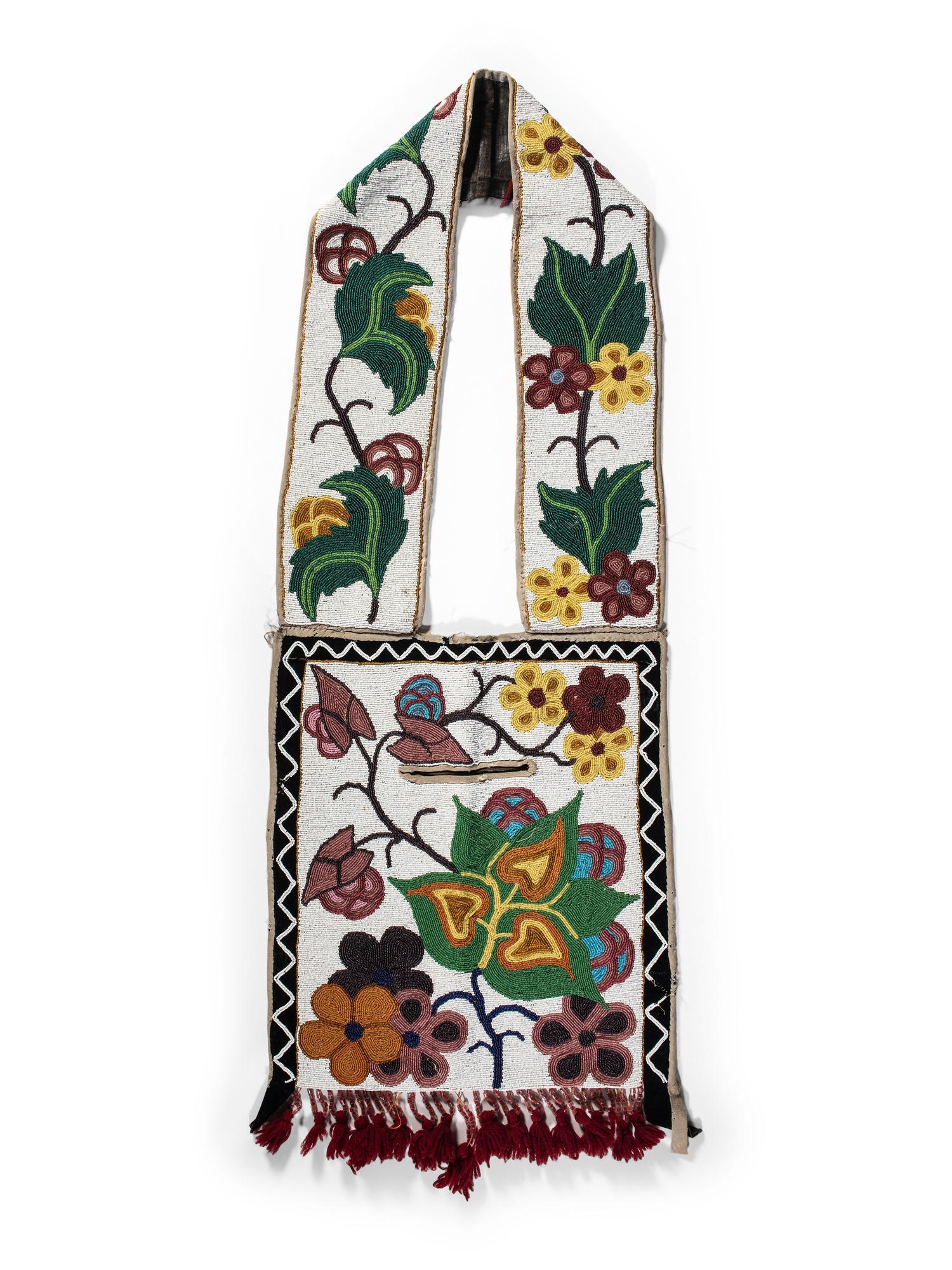 Anishinaabe Beaded Bandolier Bag