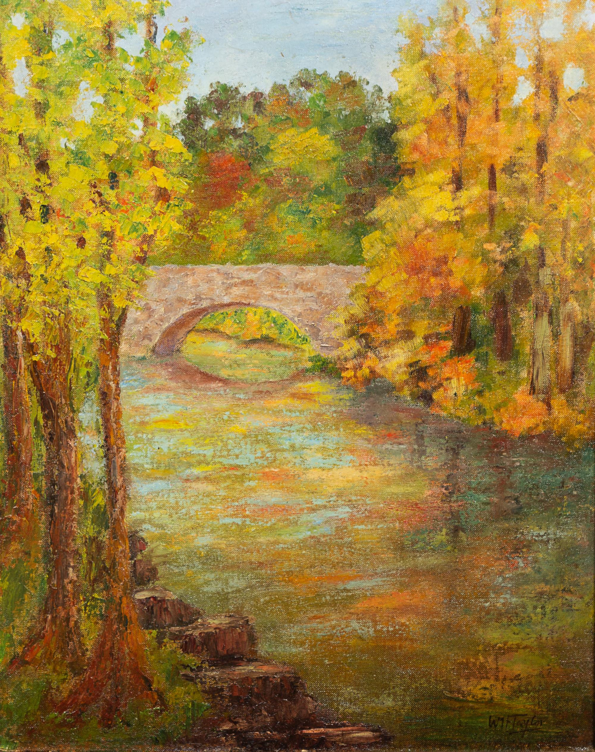 William Francis Taylor, (American, 1883-1970), Bridge by Route 29, Lambertville, Pennsylvania