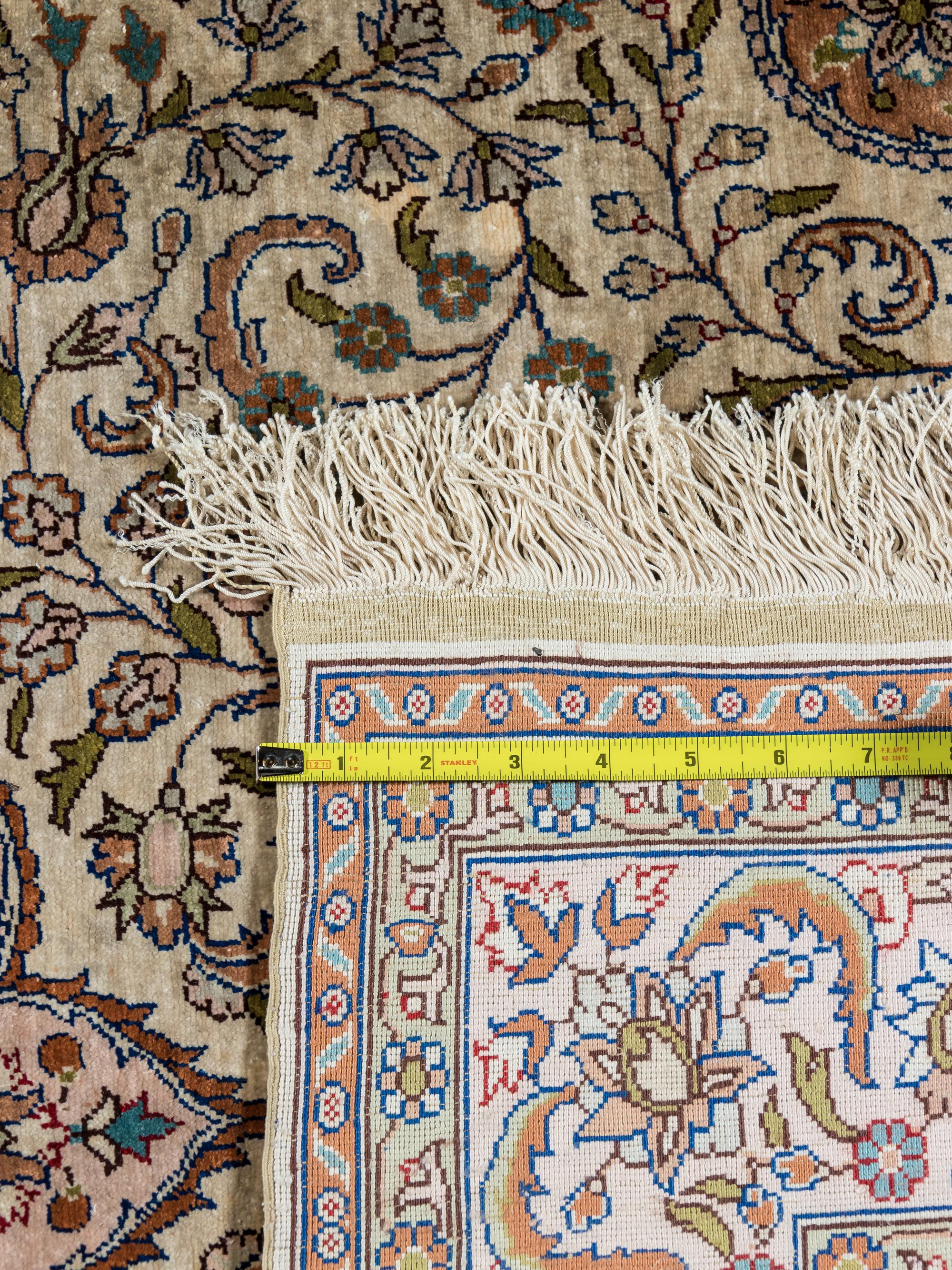 A Hereke Silk Rug