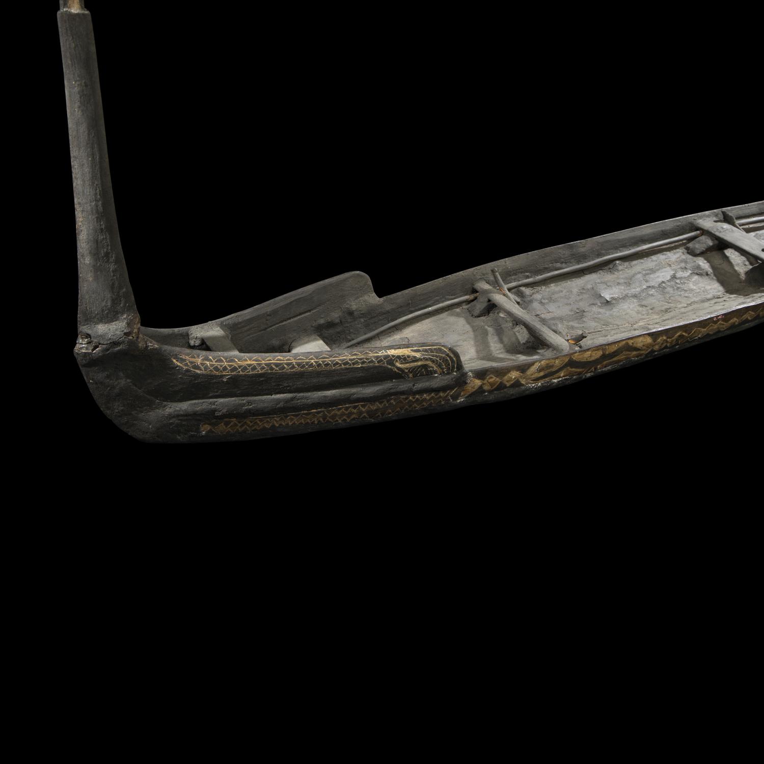 An Oceanic Wood Boat Model