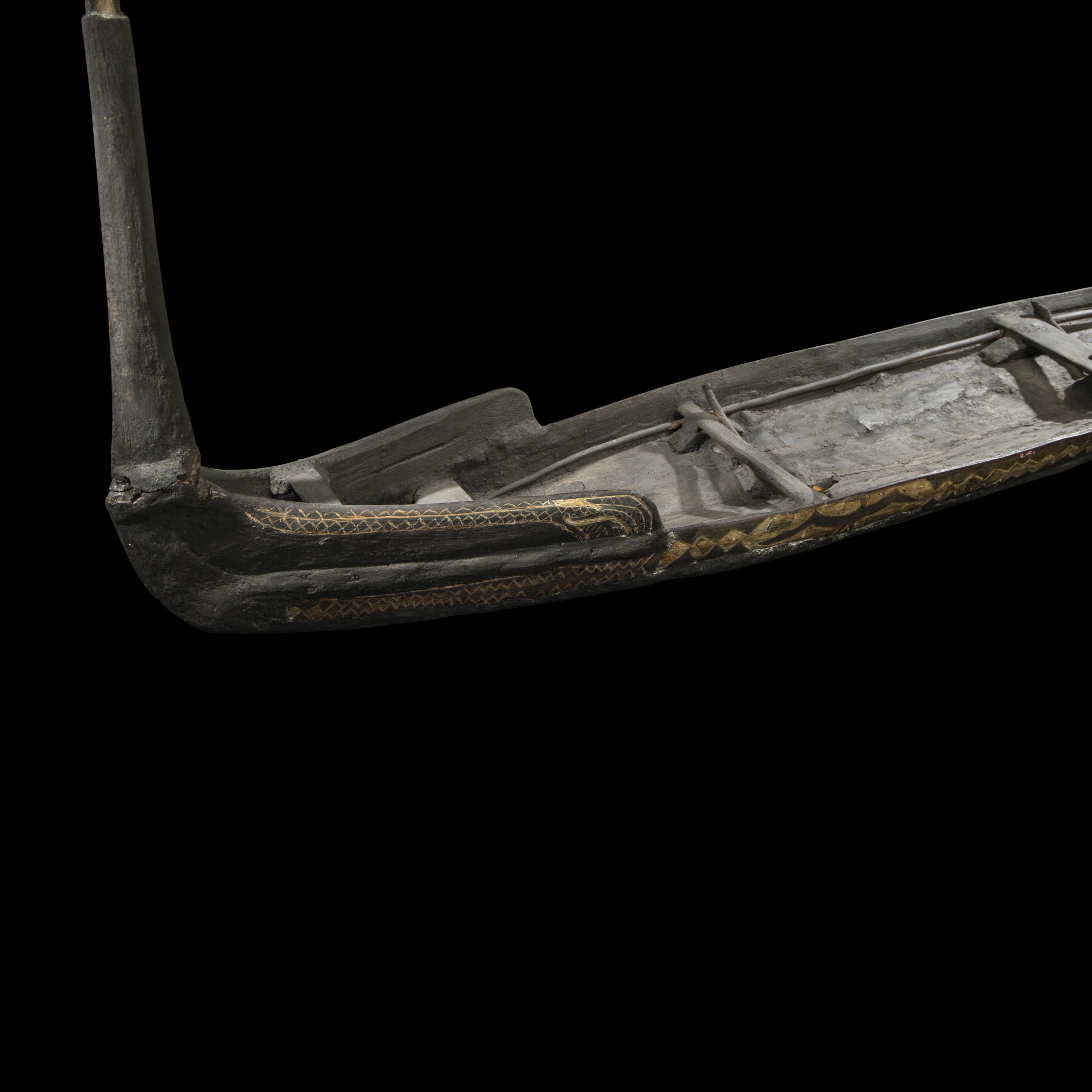 An Oceanic Wood Boat Model