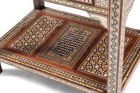 A Levantine Mother-of-Pearl Marquetry Side Table