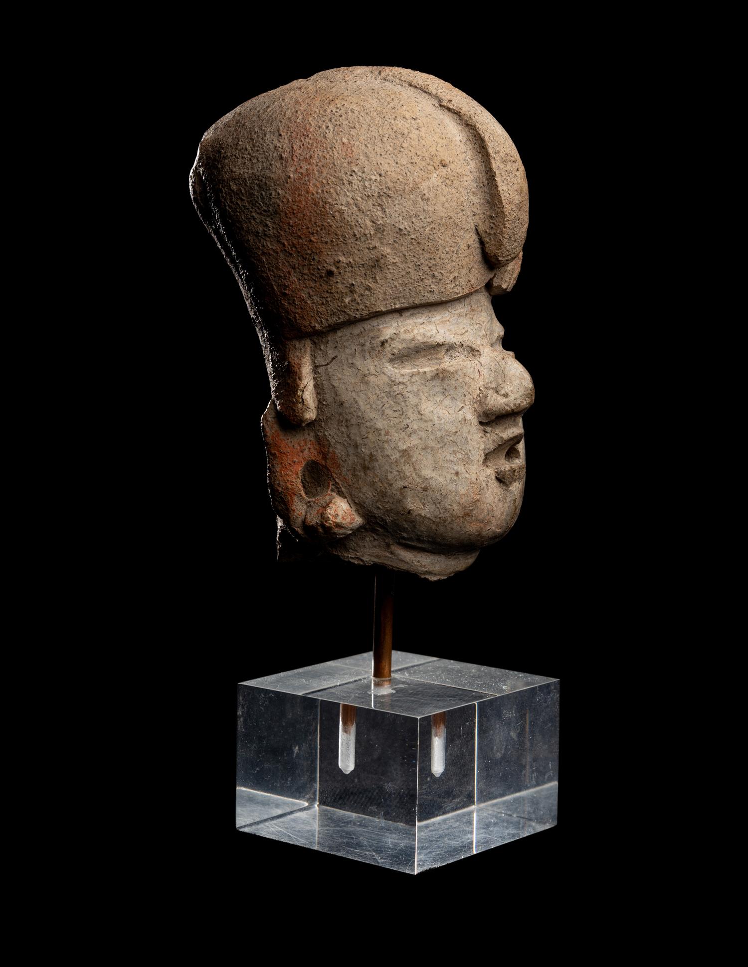 An Olmec Terracotta Head