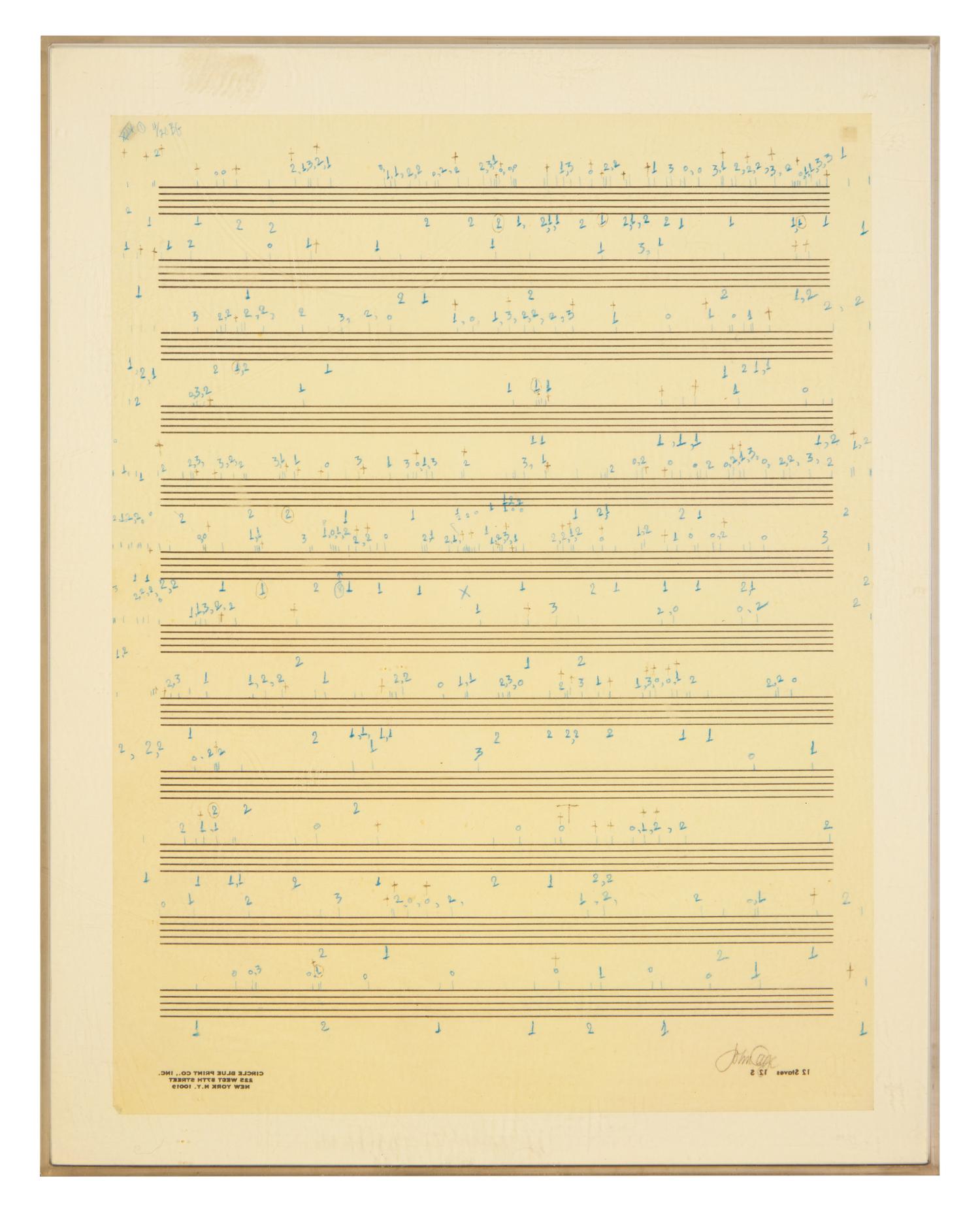 Études Australes, Piano Solo Book II, Transcriptions to Musical Staves XIV No. 1, 1974-75