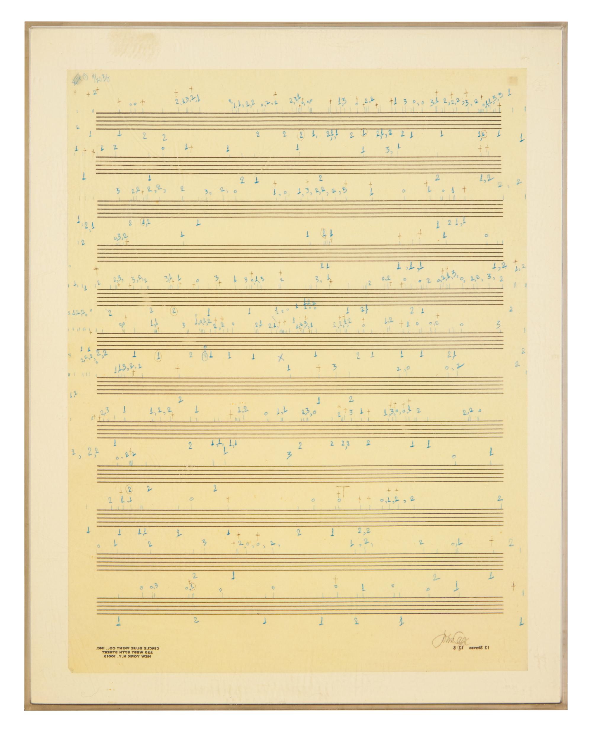 Études Australes, Piano Solo Book II, Transcriptions to Musical Staves XIV No. 1, 1974-75