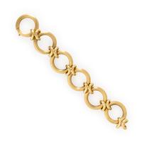 Yellow Gold Fancy Link Bracelet