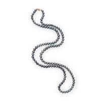 Cultured Gray Pearl Necklace