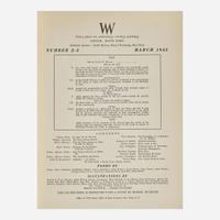 [Art] [Duchamp, Marcel] VVV: Almanac for 1943